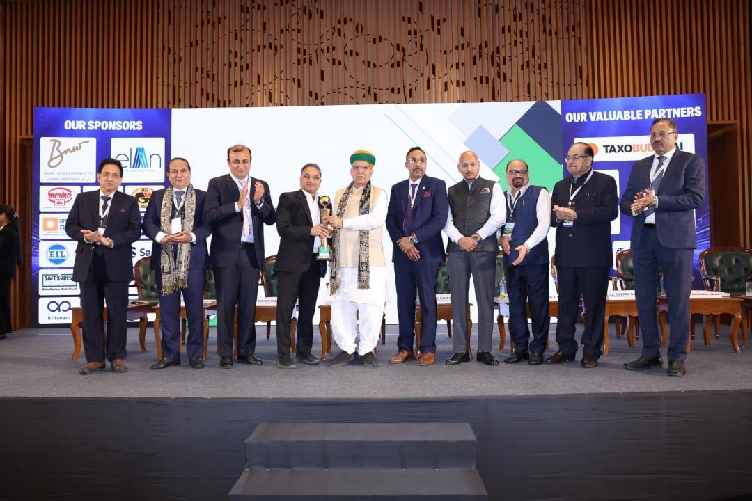 Saatvik Green Energy Limited receives the 4th Prithvi Award 2026 from Shri Arjun Ram Meghwal, Hon’ble Minister of State (I/C) for Law and Justice, at Bharat Mandapam, New Delhi